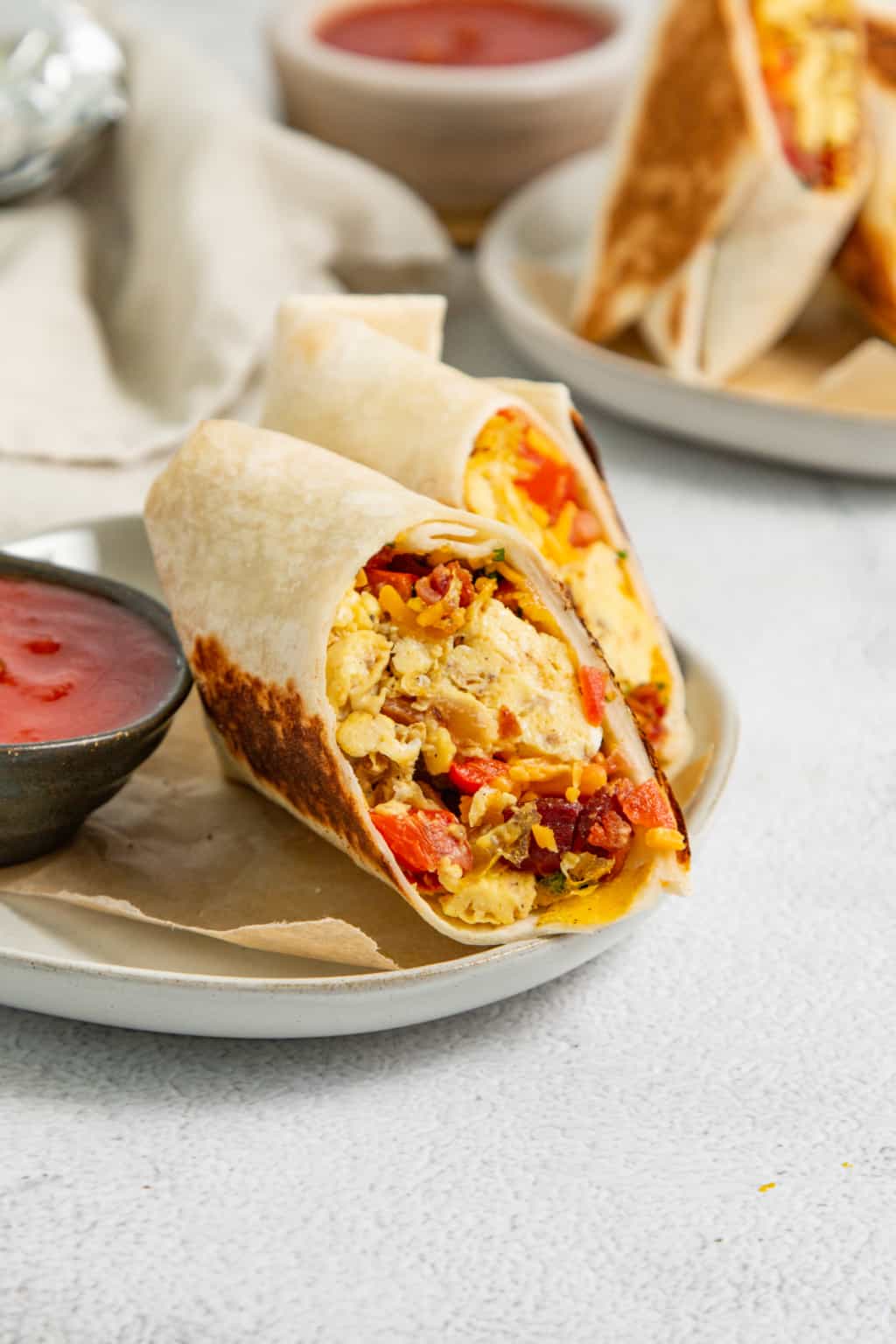 Healthy Breakfast Burritos - Organically Addison