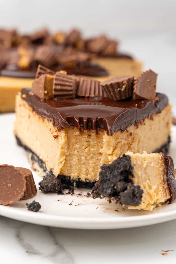 Reese's cups with ganache.