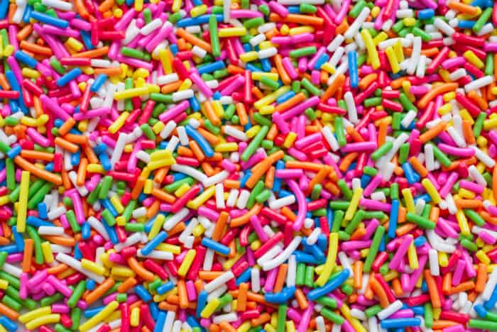 Rainbow sprinkles.