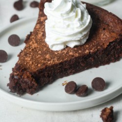 Flourless chocolate torte.