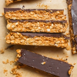 Peanut butter protein bars.