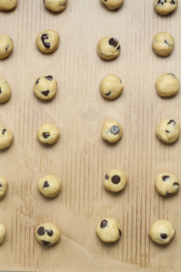 Mini cookie dough balls.