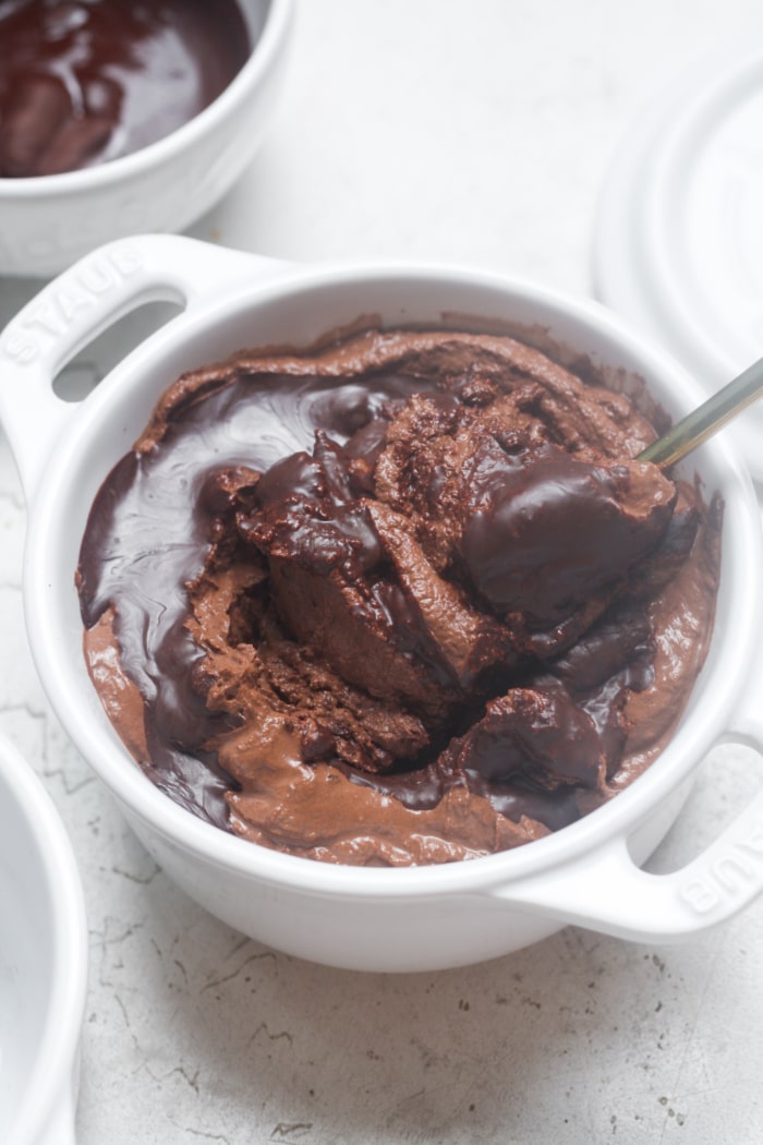 Double chocolate mousse.