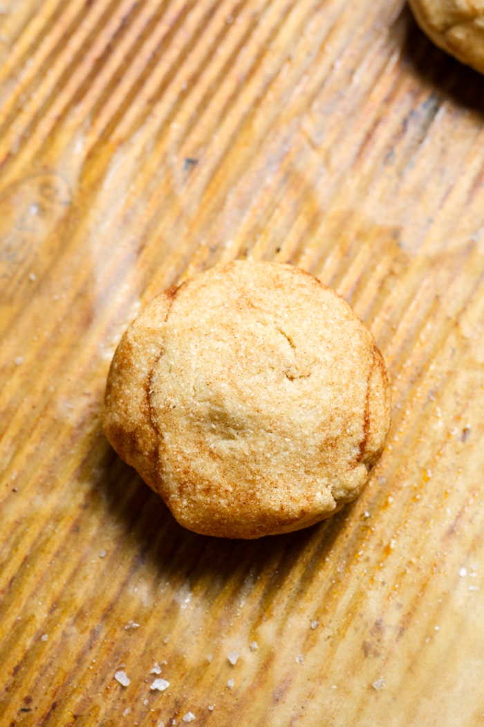 Cinnamon swirl cookie dough.