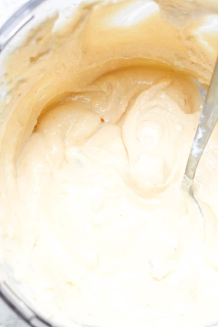 Creamy cottage cheese.