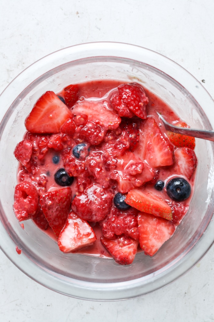 Fruit in bowl.