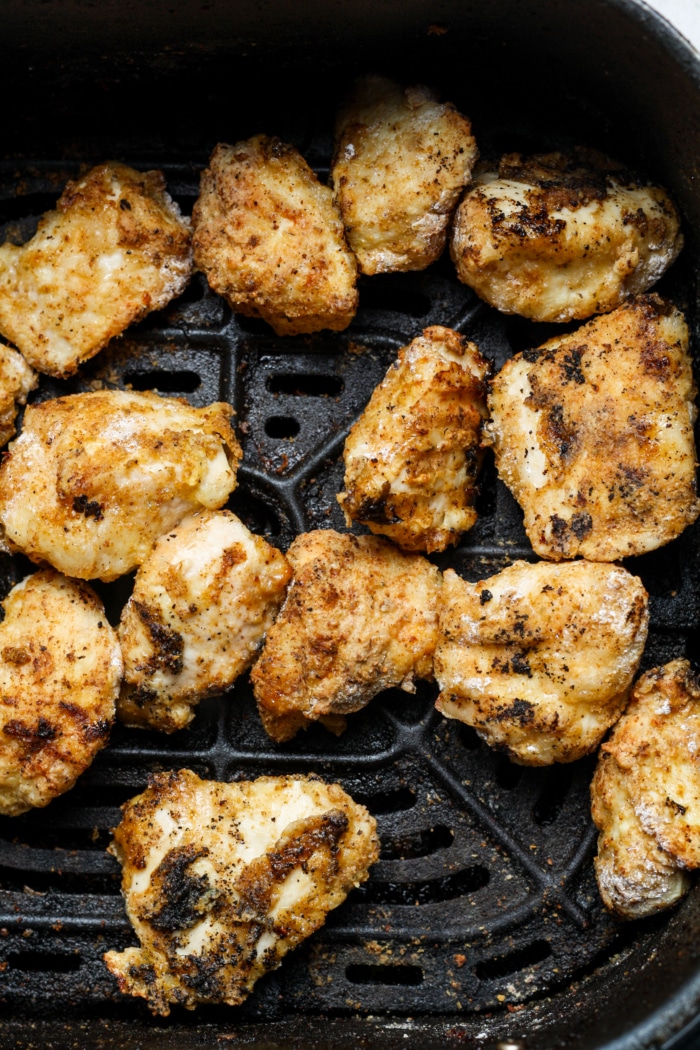 Crispy chicken in air fryer.