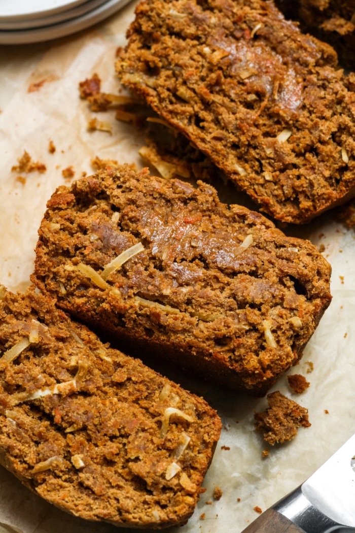 Bread with carrots.