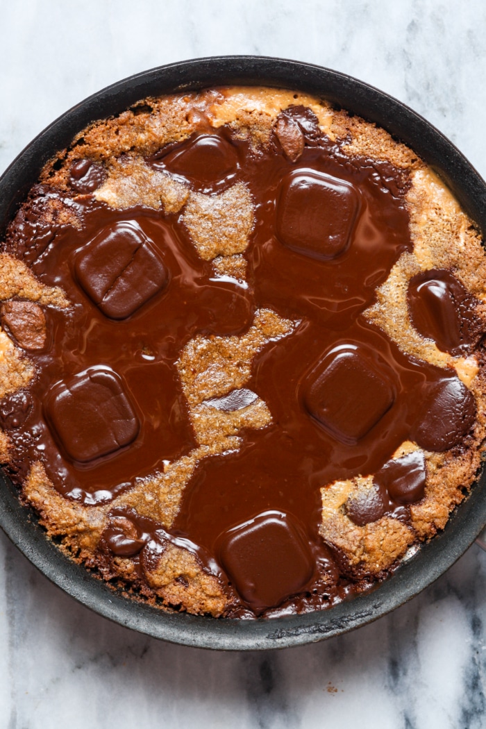 Gooey giant cookie.