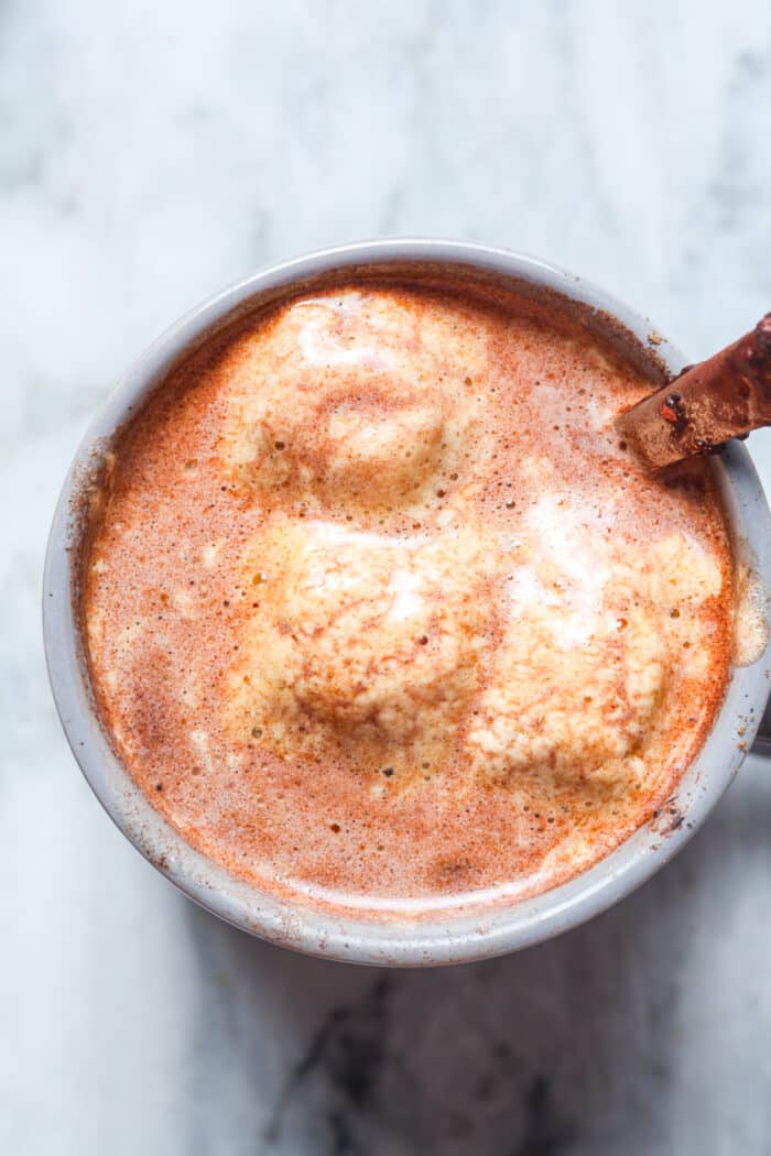Bone broth hot chocolate.