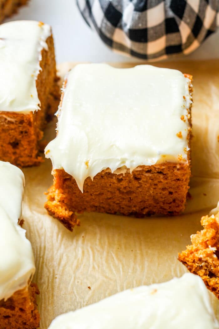 Gluten free pumpkin cake.