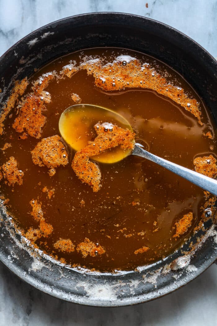 Caramel brown butter.