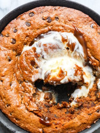 Pumpkin Skillet Cookie