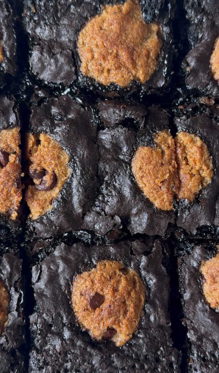 Gluten free brookie brownies.