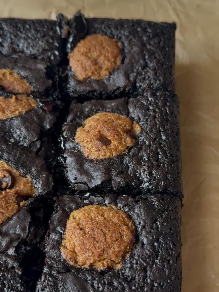 Chocolate chip brookie bars.