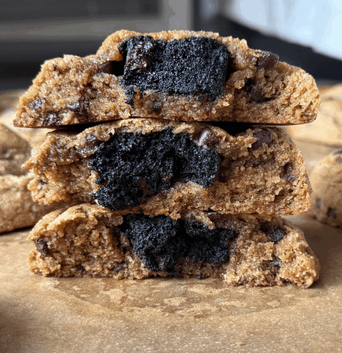 Brownie stuffed cookies.