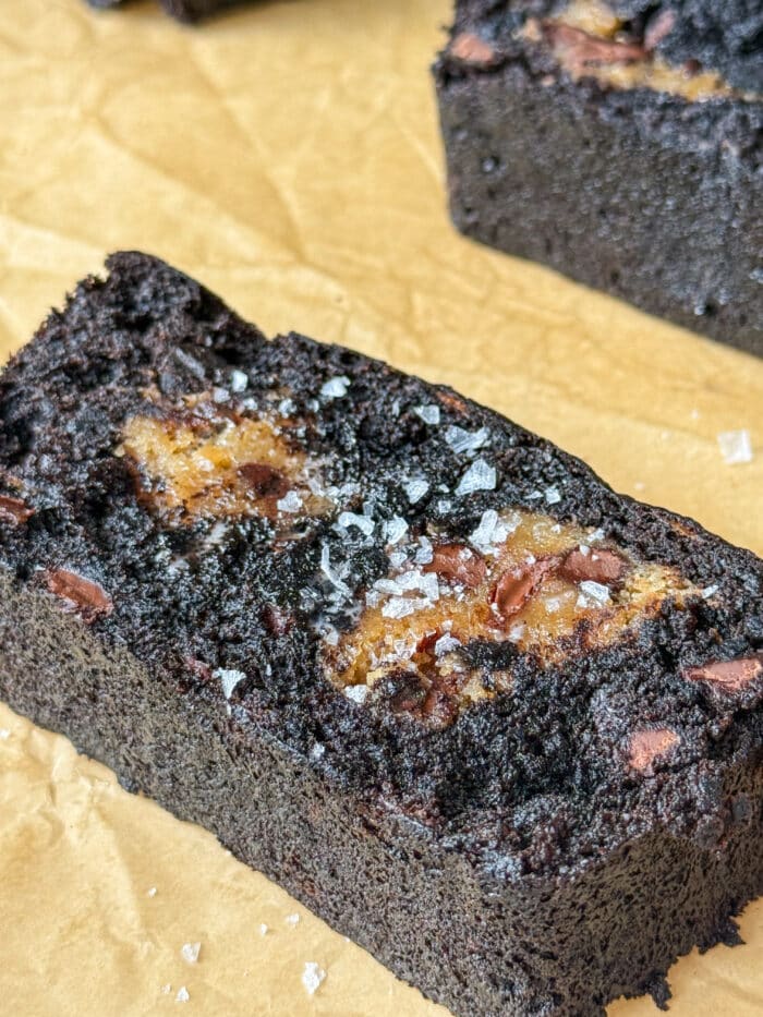 Chocolate cookie dough banana bread.