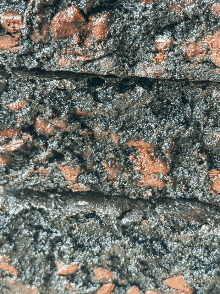 Close up of brown butter brownies.