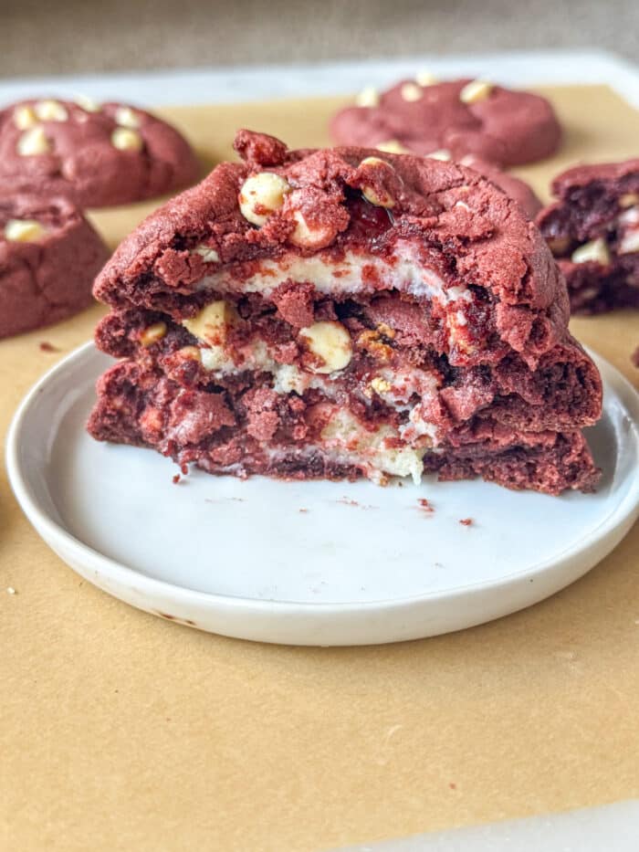 White chocolate cheesecake treats.