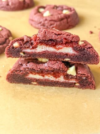 Red Velvet Cheesecake Cookies