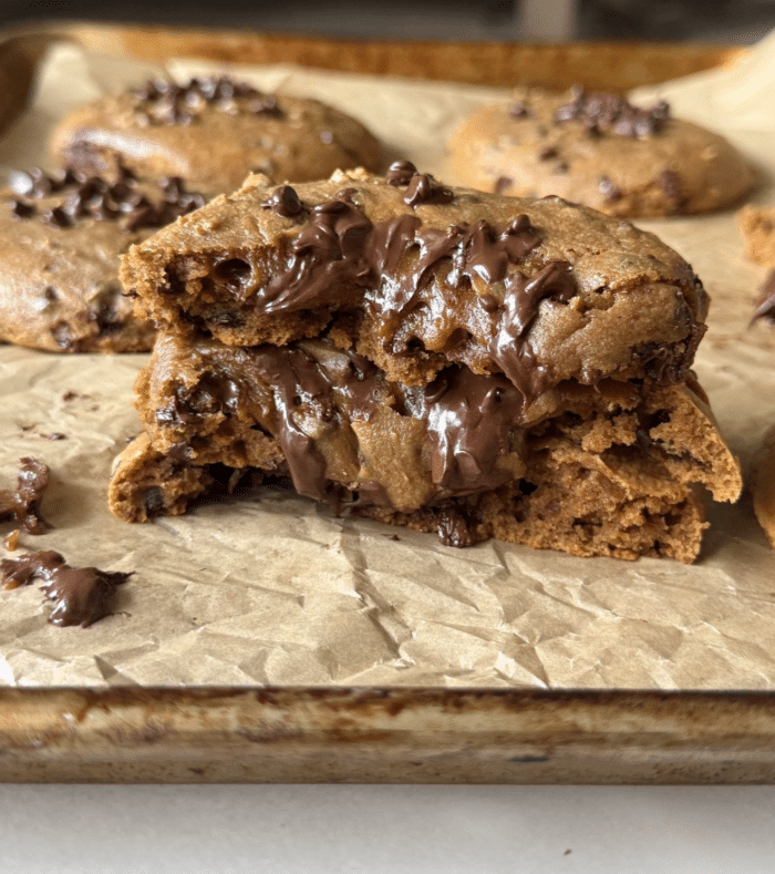 Peanut butter protein cookies.