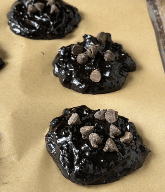 Double chocolate protein dough.