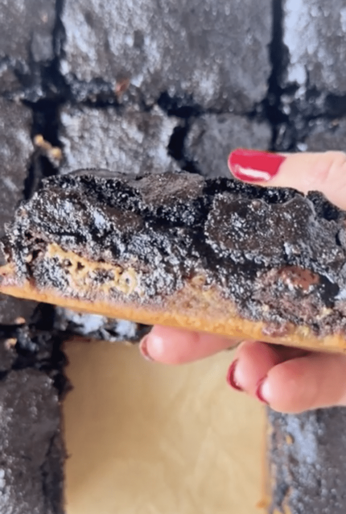 Close up of brookies.