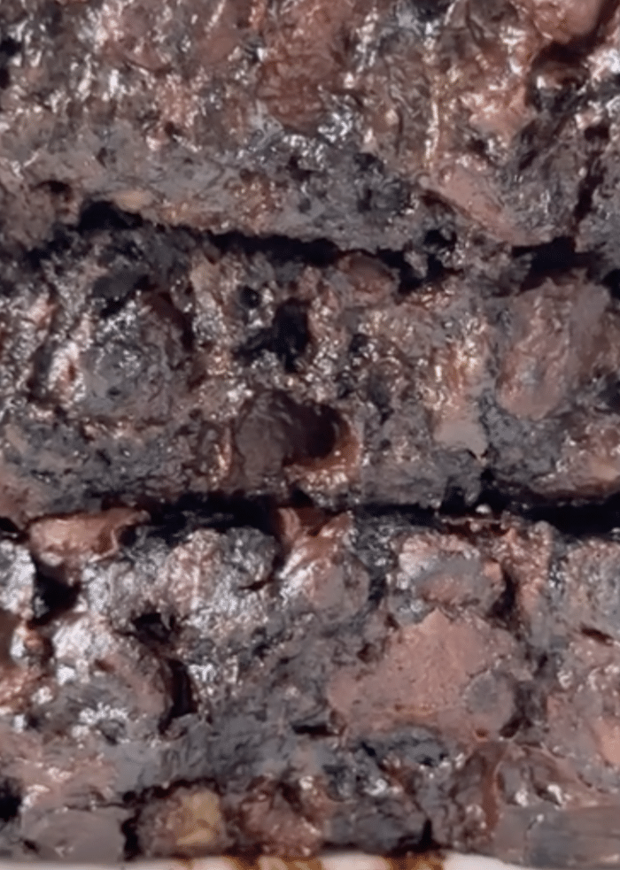 Fudgy gooey brownies.
