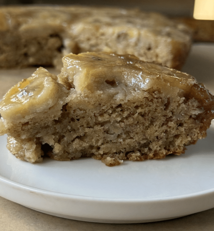 Banana upside down cake.