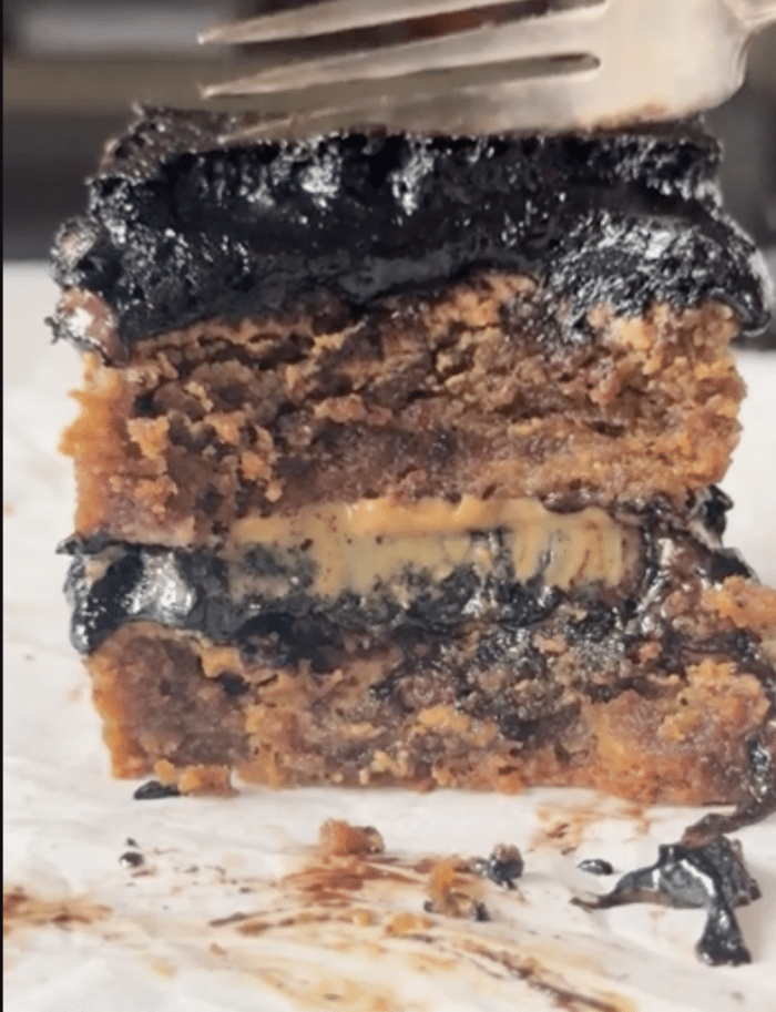 Peanut butter stuffed bars.