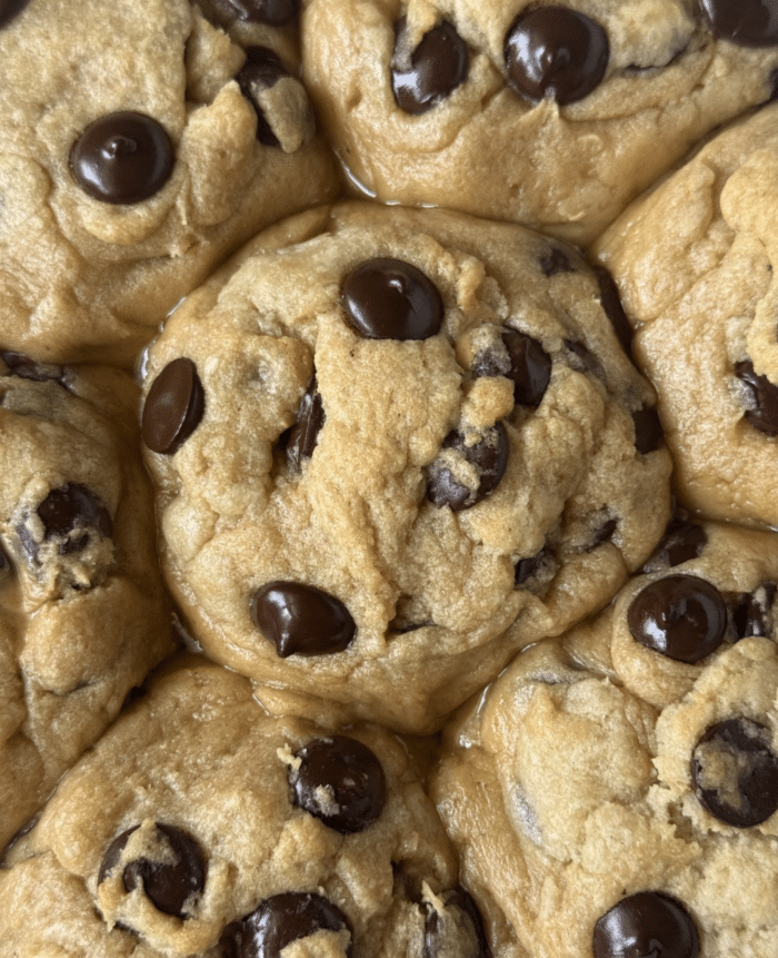 Scoopable peanut butter cookies.