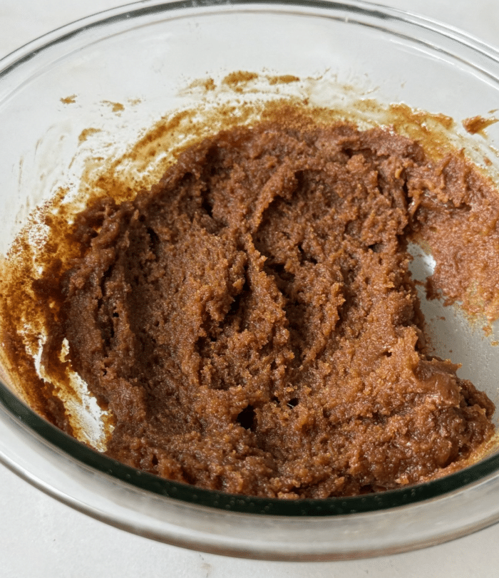 Peanut butter dough.