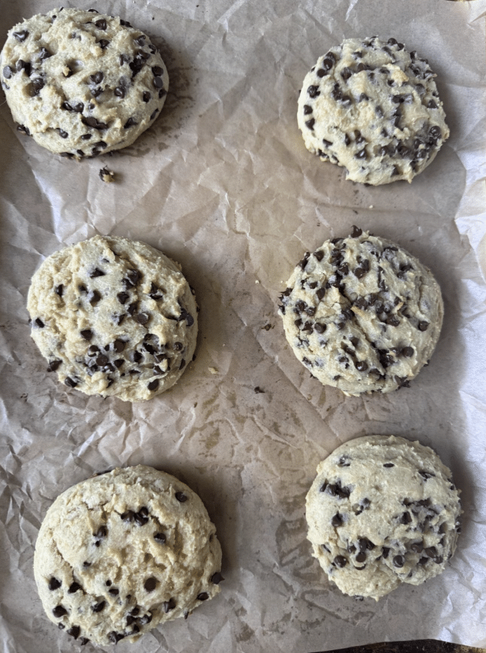 Baked Greek yogurt cookies.