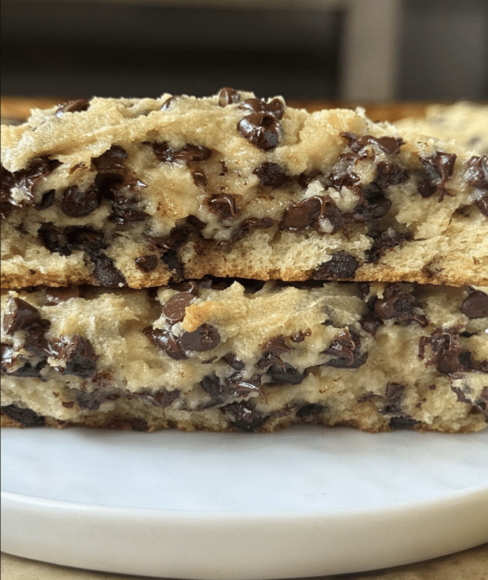 Close up of Greek yogurt cookies.
