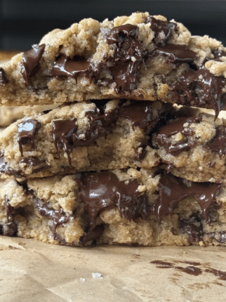 Tahini Chocolate Chip Cookies