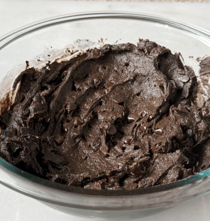 Thick protein batter.