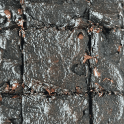 Sweet potato protein brownies.