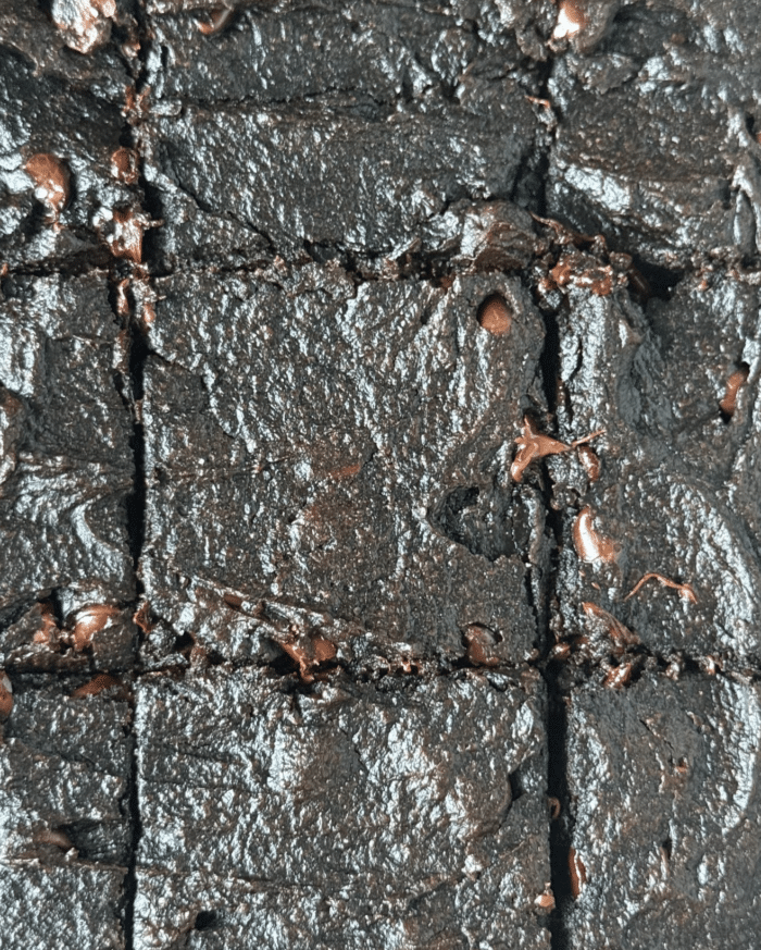 Sweet potato protein brownies.