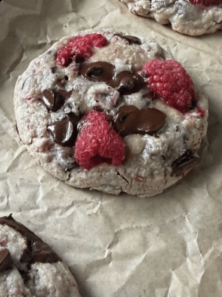 Raspberry Chocolate Chip Cookies