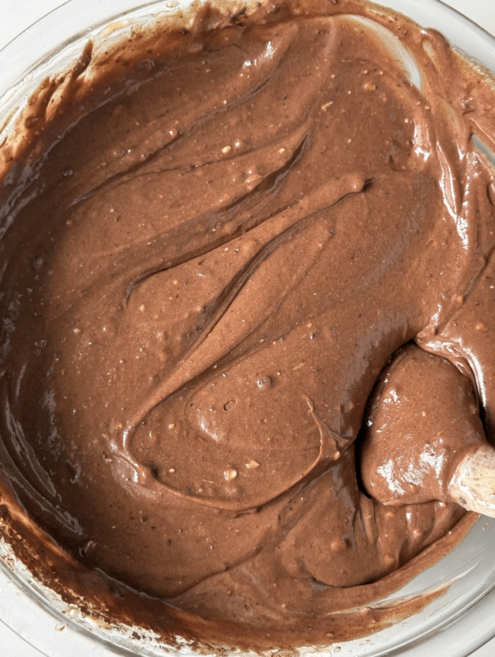 Chocolate cheesecake filling.