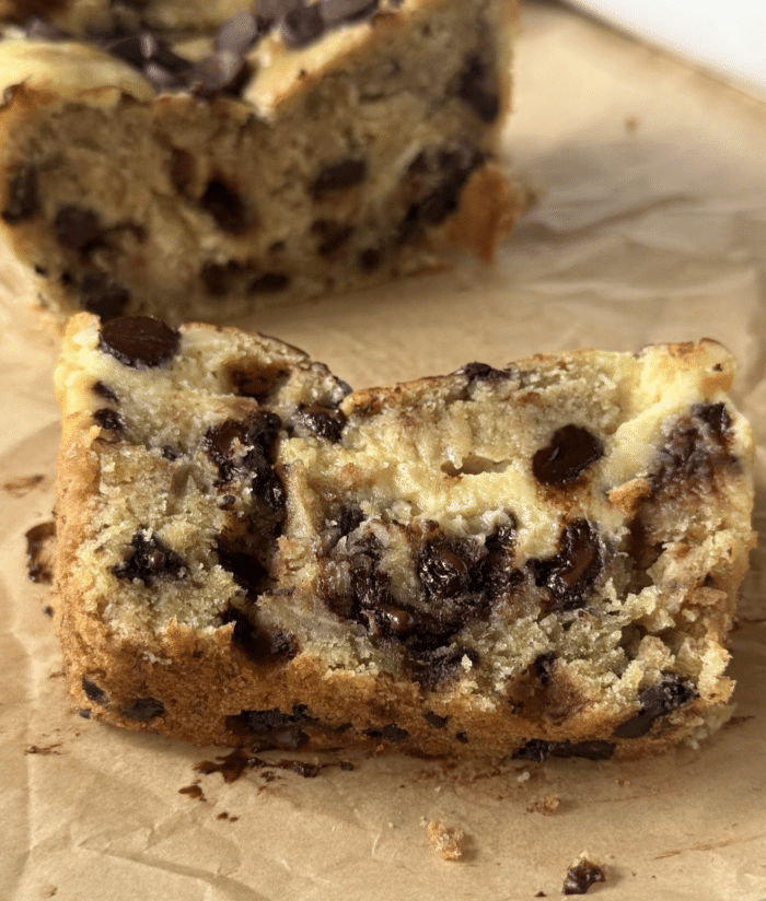 Cheesecake banana bread.