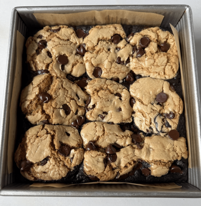 Baked Brookie bars.