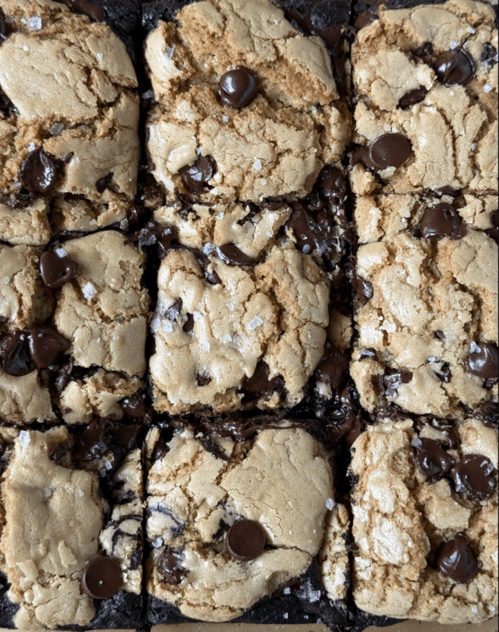 Gooey cookies brownies.