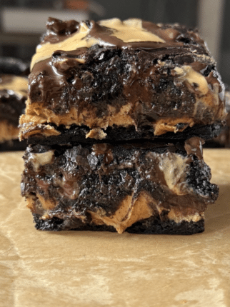 Gluten Free Peanut Butter Brownies