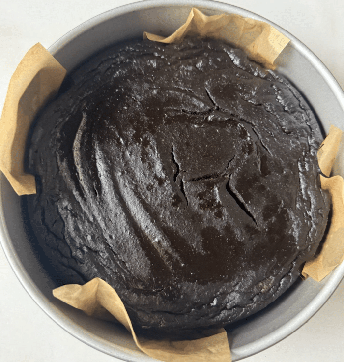 Baked healthy cake.