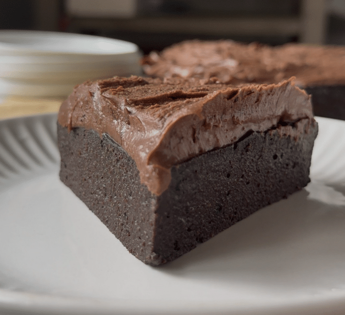 Close up of cake.