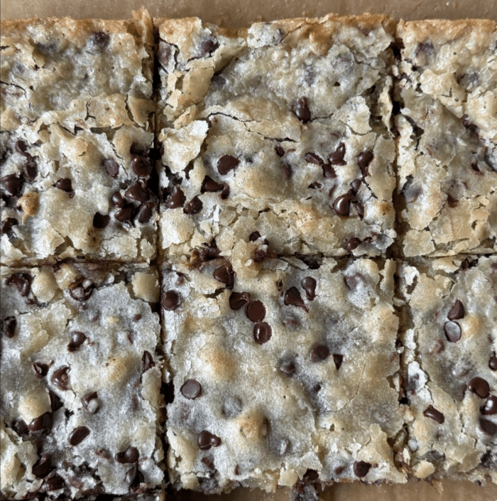 Chocolate chip squares.