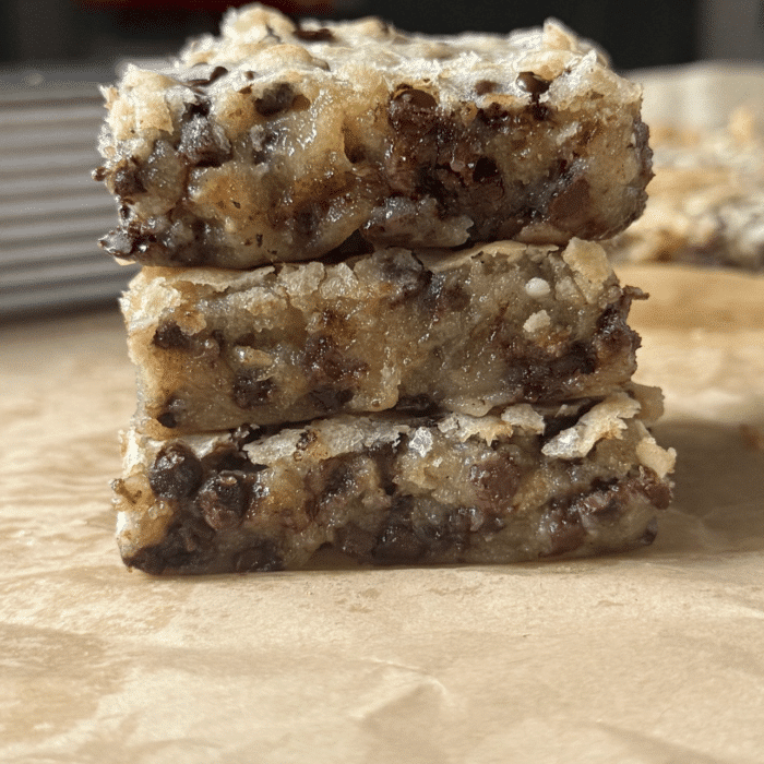 Brown butter banana bars.