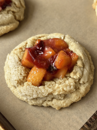 Peach Cobbler Cookies