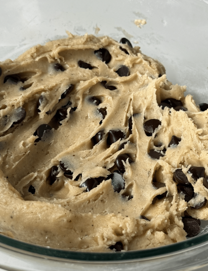 Chocolate chip dough.